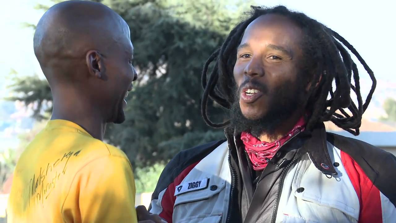 REV'IT! - Ziggy, Rohan and Robbie Marley meet some fans