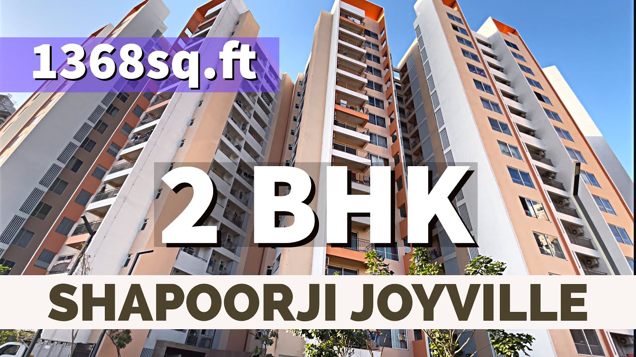 2 BHK [ 1368 sq.ft ] ▶ Shapoorji Sallonji Joyville Sector 102 Gurgaon ▶ Dwarka Expressway