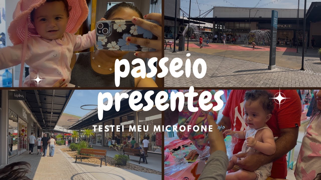 Vlog : Passeio ,comprinhas ,presentes ,primeira vez da Baby Clara no caminhão do papai 