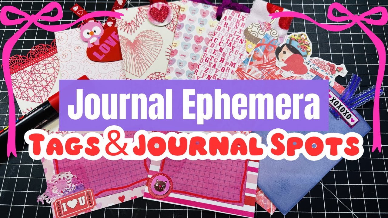 Journal Ephemera | Making Tags & Writing Spots
