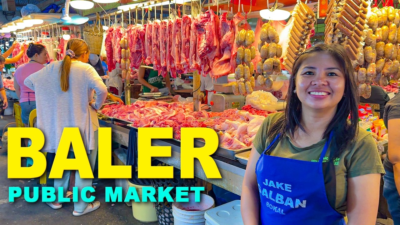 Philippines Market Day Tour in BALER AURORA | Abundant Pacific Ocean Seafood & Farm Fresh Produce