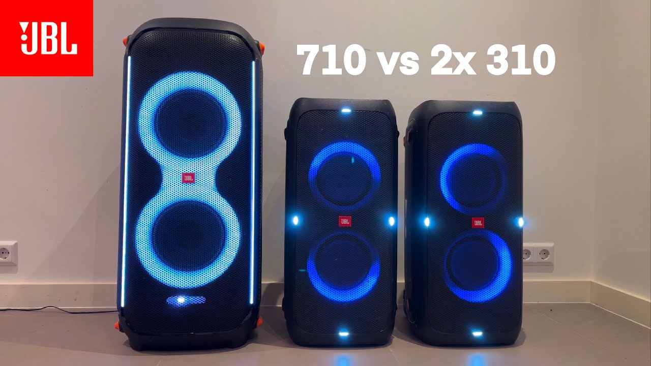 Jbl 710 vs 2x Jbl 310 Sound test Loudness test! 🔊😱