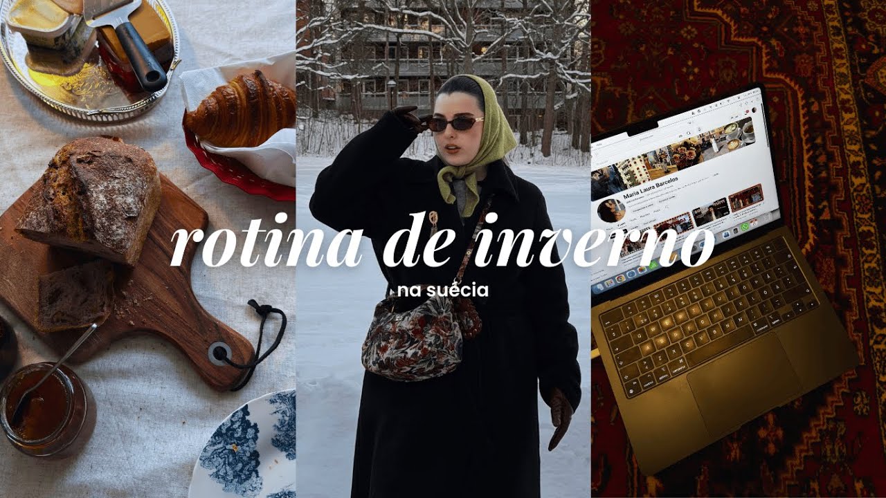 neve é muito aesthetic | rotina no inverno escandinavo, terapia e primeira semana do ano