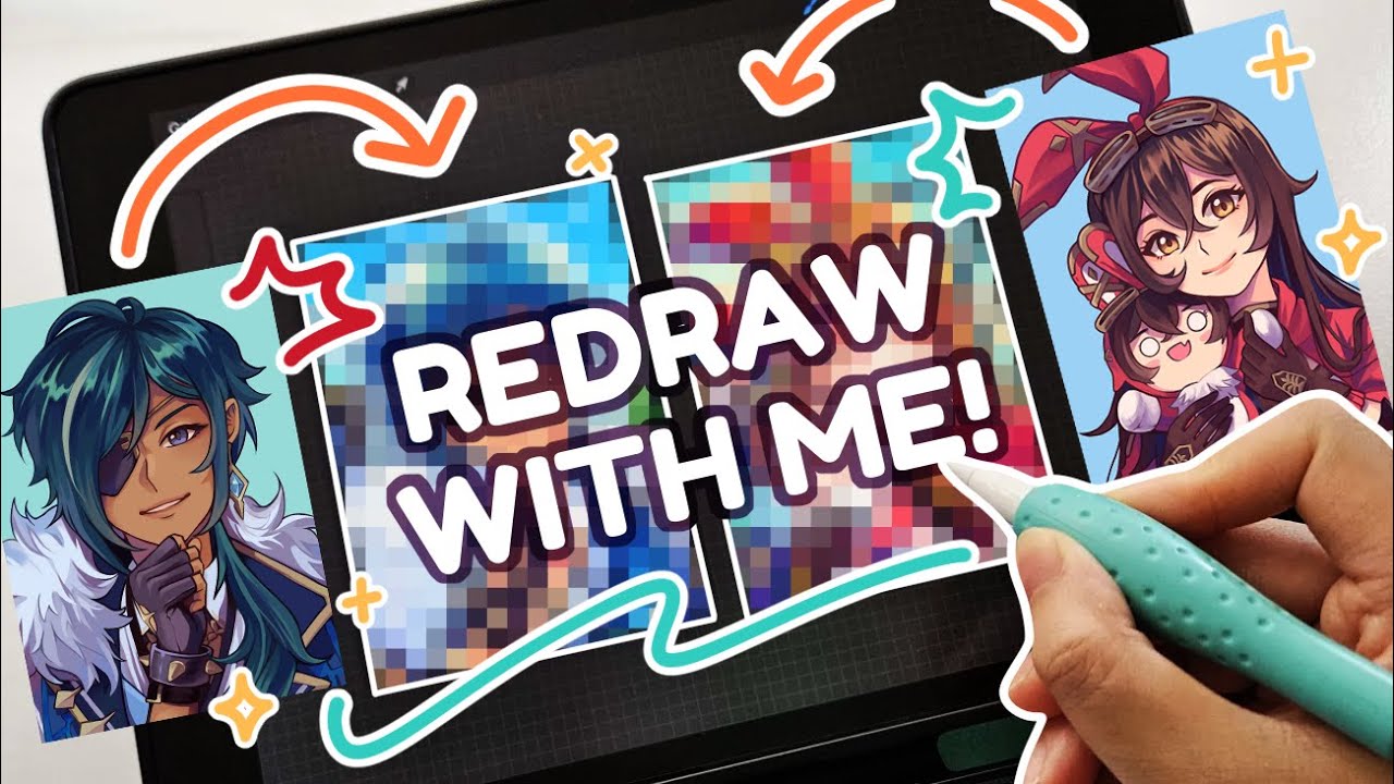 Let's REDRAW Kaeya & Amber!✨