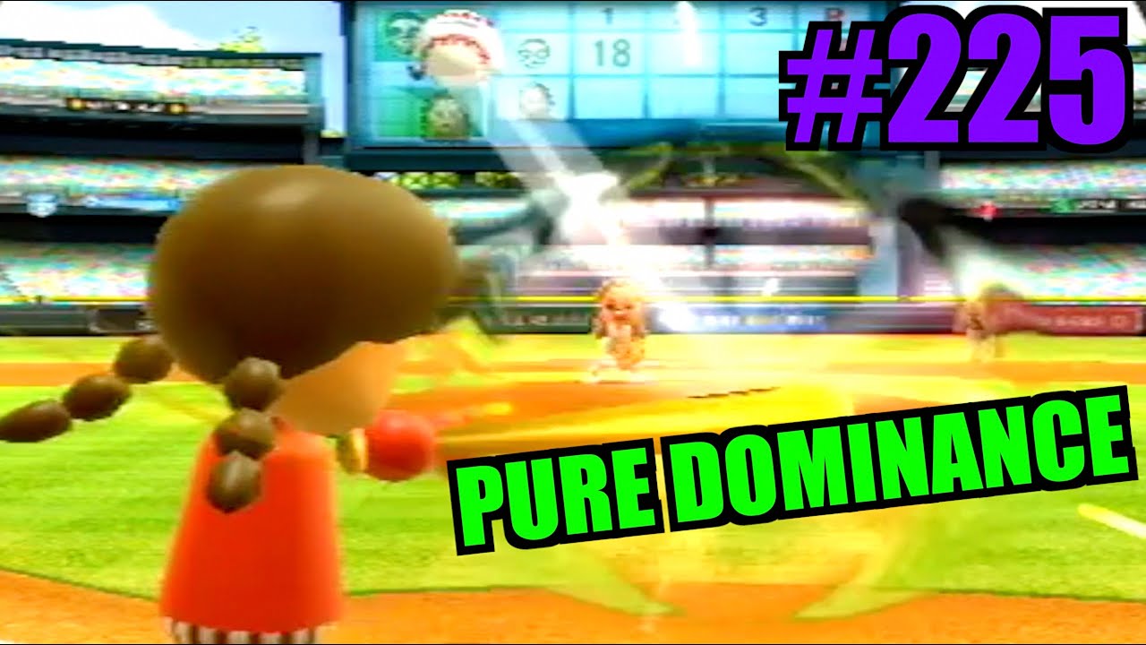 SHOWING Pure DOMINANCE in Wii Baseball