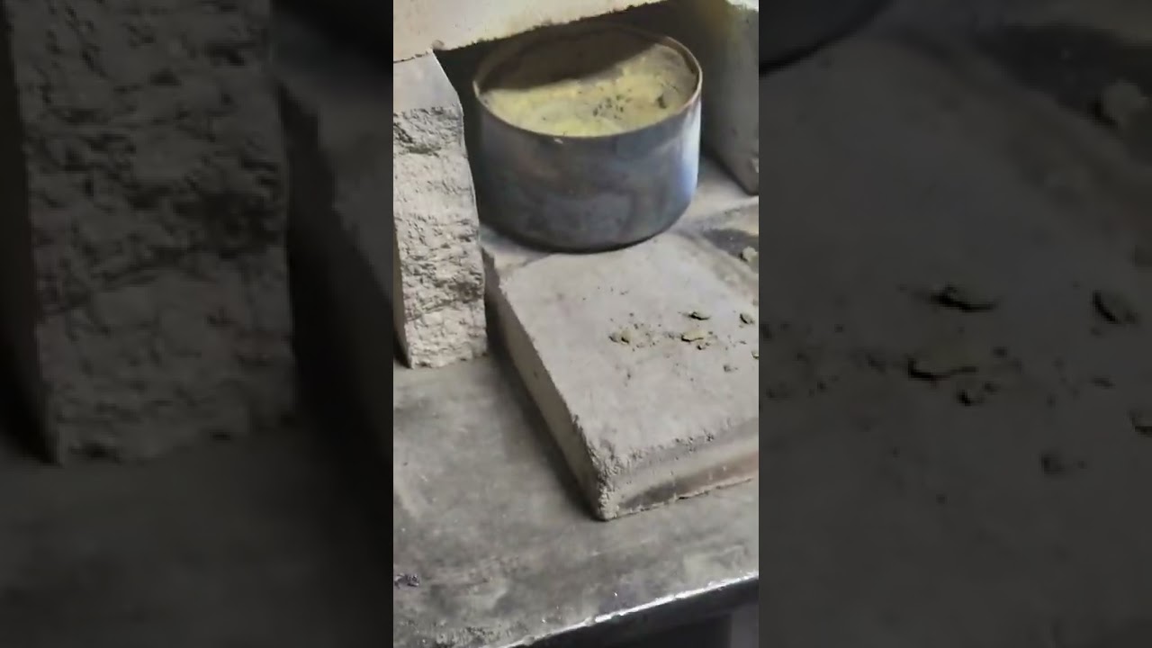 Recovering gold from lead. #cupellation #cupel #dw0rtorial #prospectingforgold #goldpanning