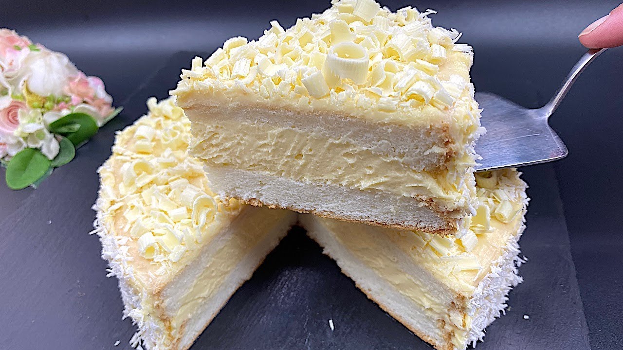 🍰Torta in 5 minuti! Tutti cercano questa ricetta! Torta che si scioglie in bocca! Torta d’angelo👌