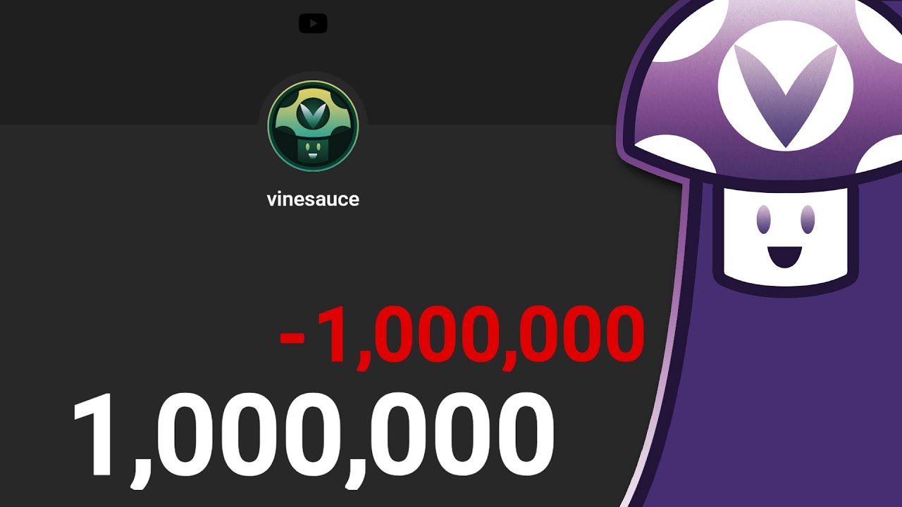 [Vinesauce] Vinny LOSES 1 Million Subscribers live on stream