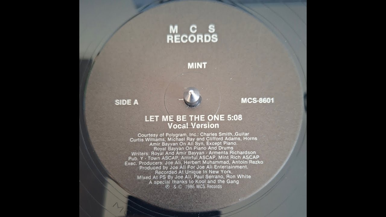 Mint - Let Me Be The One (1986) [Boogie-Funk]