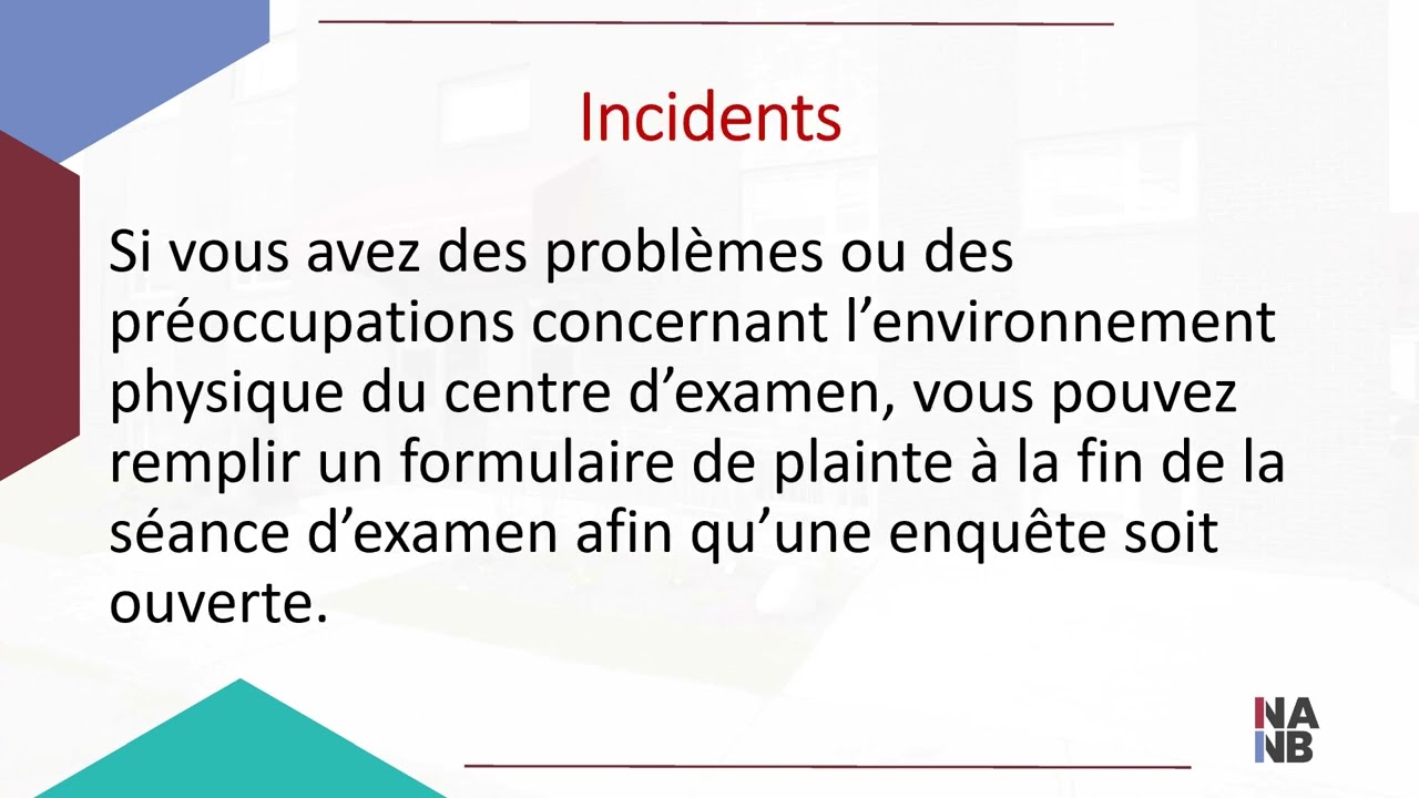 L’examen NCLEX et l’immatriculation