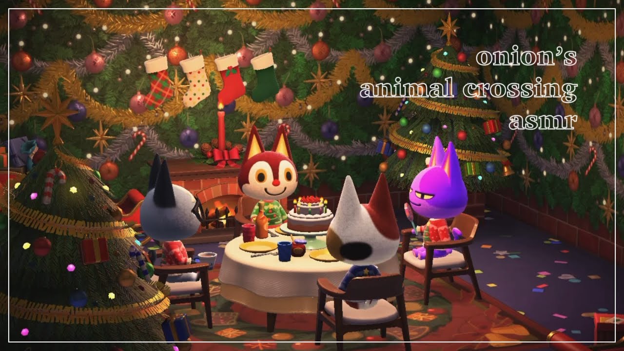 Silent Christmas Night 🎄 | Animal Crossing ASMR