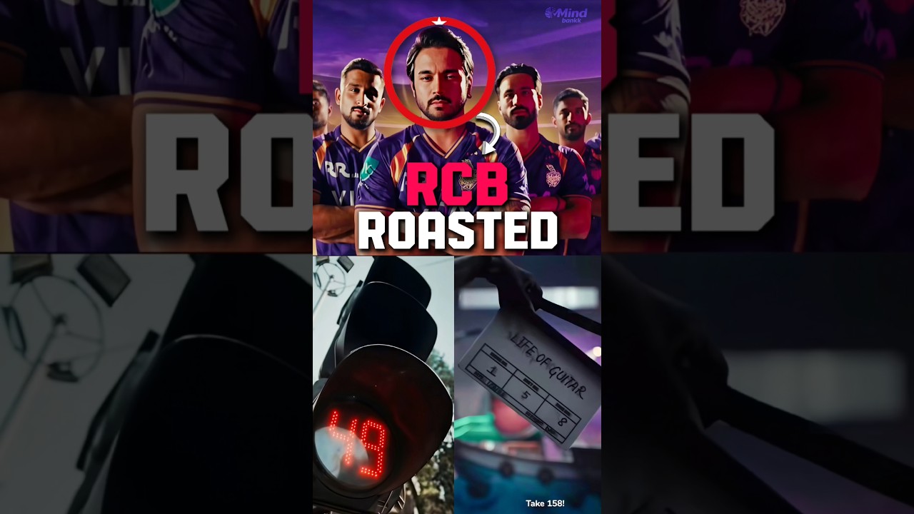 KKR roasts RCB with their new jersey launch 😲💜❤️ #kkr #ipl #rcb