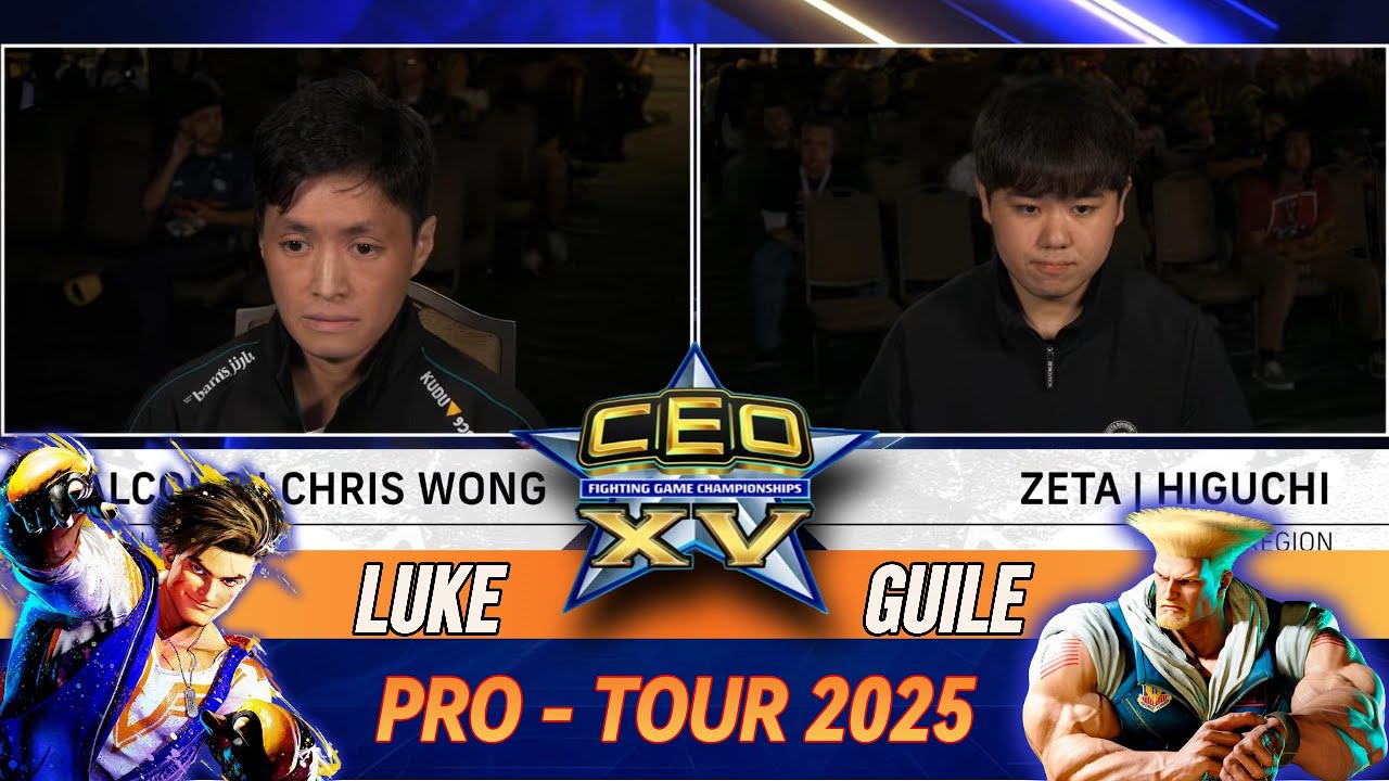 SF6 CEO 2025 - Chris Wong (Luke) vs Higuchi (Guile) - Tactical Zoning vs Sonic Pressure!