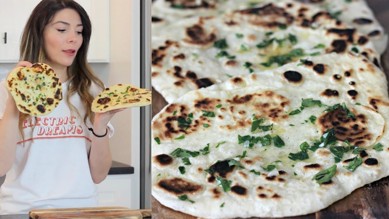Sarımsaklı Naan Tarifi | Sarımsaklı Hint Ekmeği (Garlic Naan) | Canan Kurban