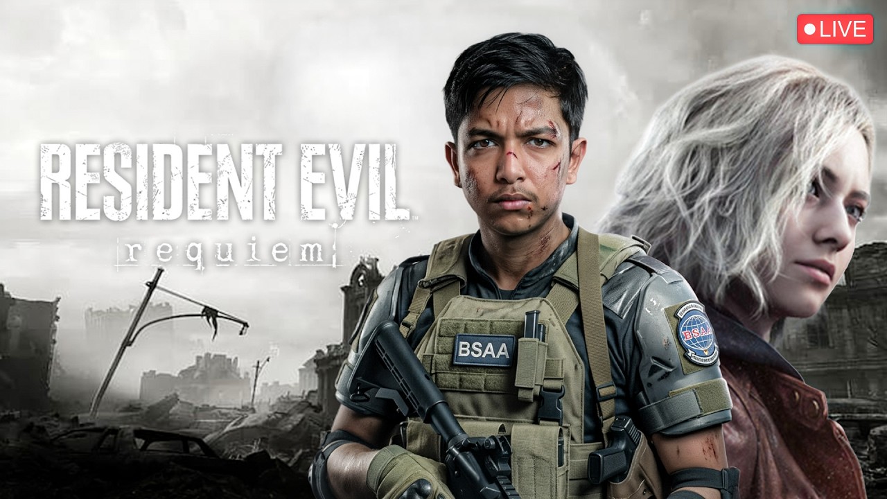 RESIDENT EVIL 9 LIVE 🔴 | Trying to Complete the Game 😱 | WEBCAM | ROAD TO 500