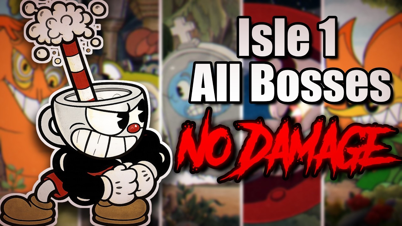Cuphead Isle 1 – All Bosses No Damage