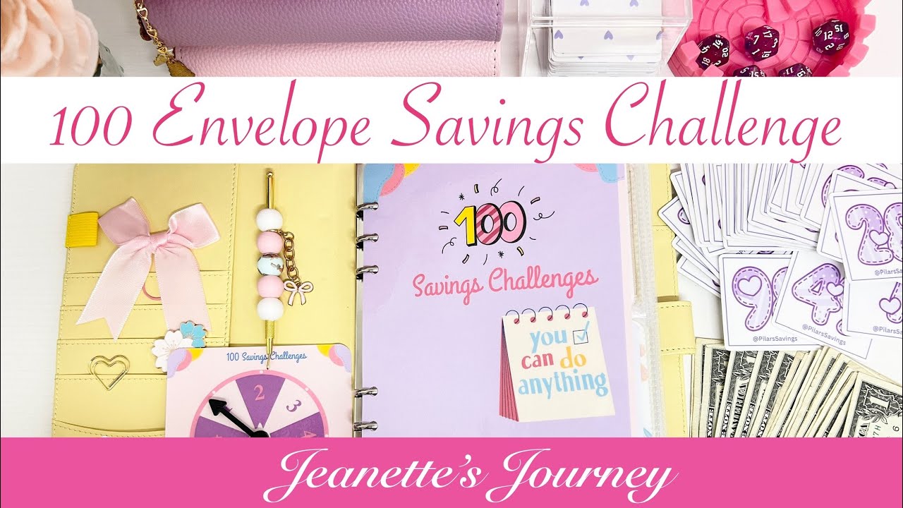 100 ENVELOPE SAVINGS CHALLENGE | CASH STUFFING | CASH ENVELOPE SYSTEM