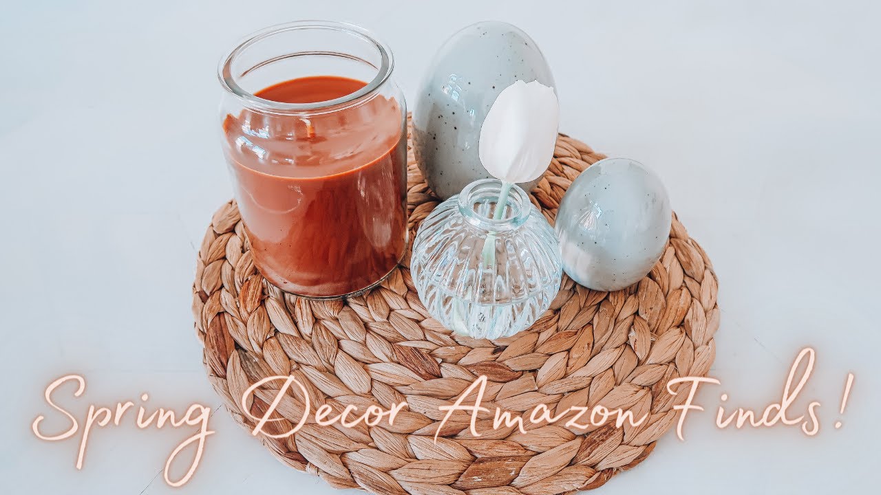 AMAZON FINDS SPRING HOME DECOR | CUTE BUDGET SPRING AND EASTER FINDS 2022 | ellie polly