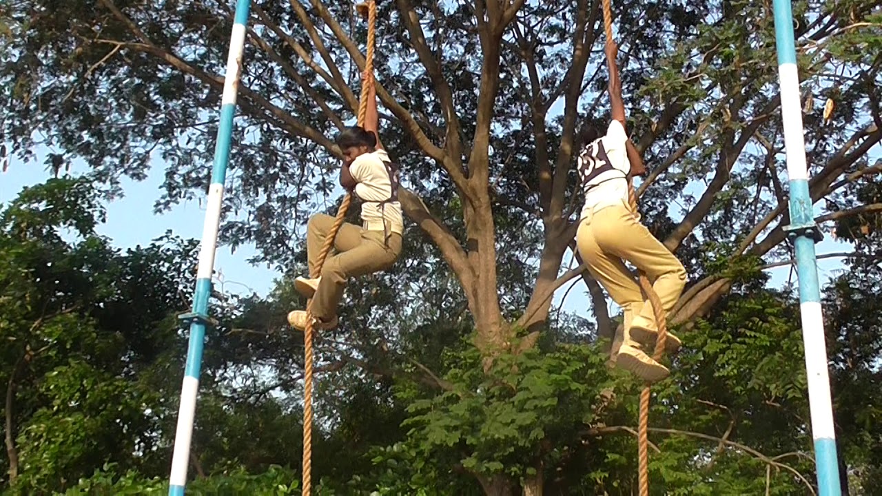 Rope Climbing Women Techniques by PTC, Ongole