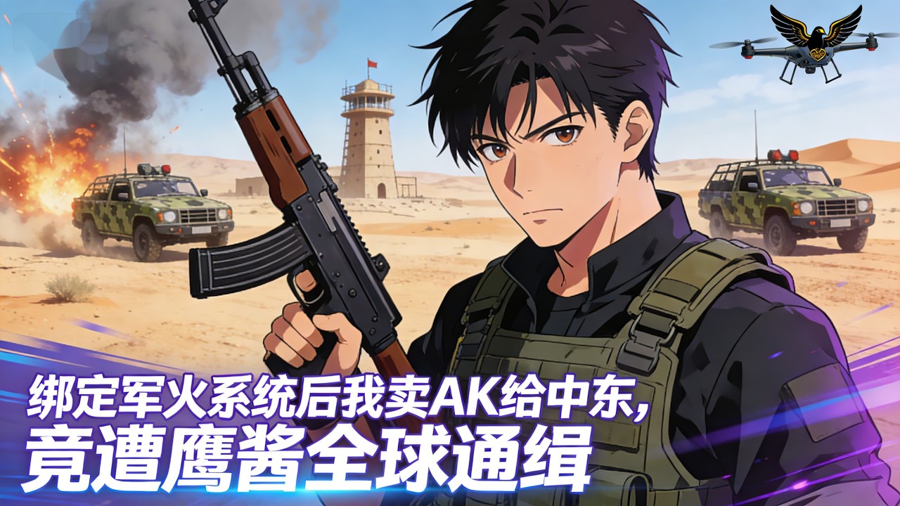 绑定军火系统后我卖AK给中东，竟遭鹰酱全球通缉。从背锅侠到世界头号军火商，鹰酱视我为眼中钉#小說推薦 #逆襲 #重生 #玄幻 #修仙 #種田 #年代小說 #都市 #漫畫 #劇情 #動漫