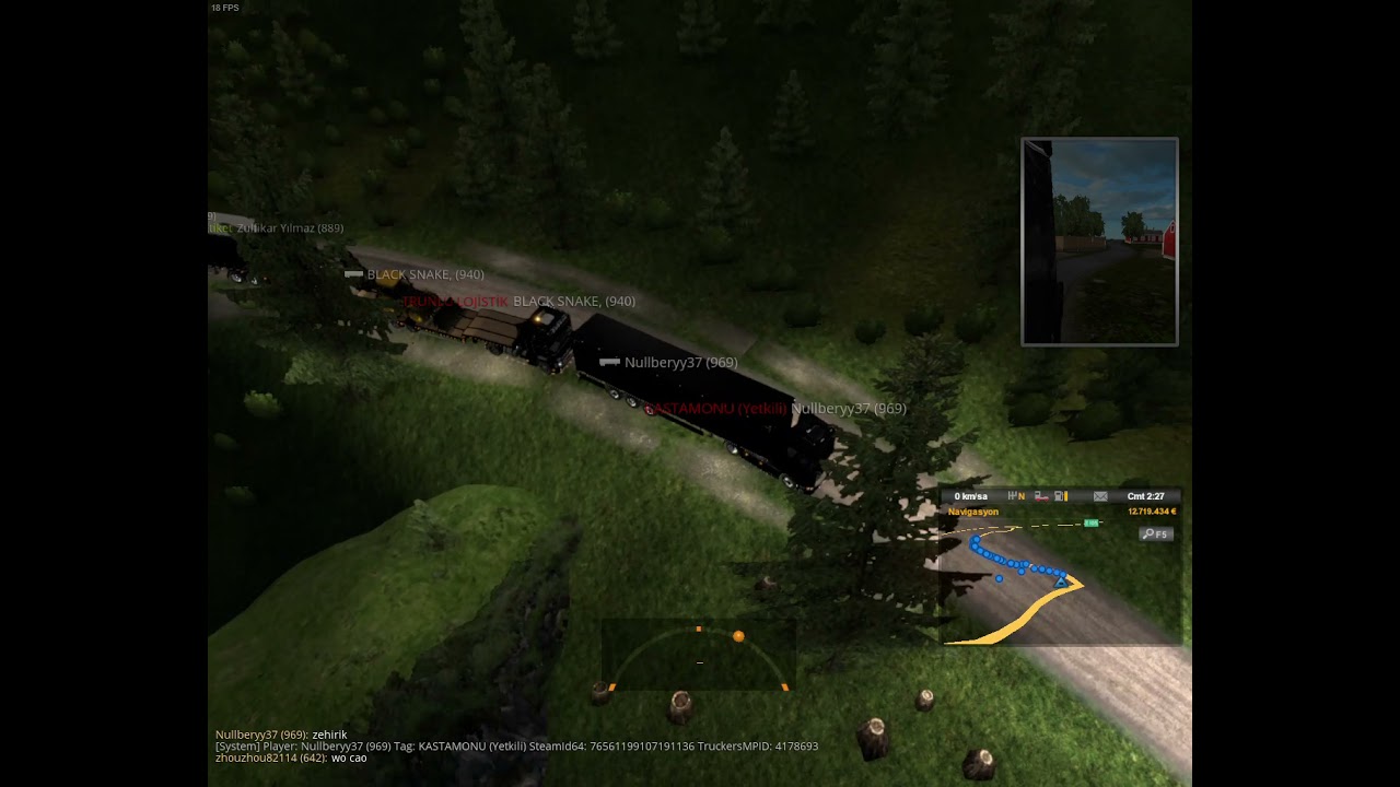 Progressing on Empty Road And Created Long Vehicle Queue / ETS MP Reporting