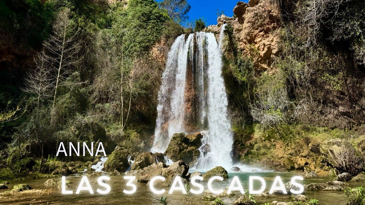 RUTA de las 3 CASCADAS ANNA 4K | Valencia SPAIN