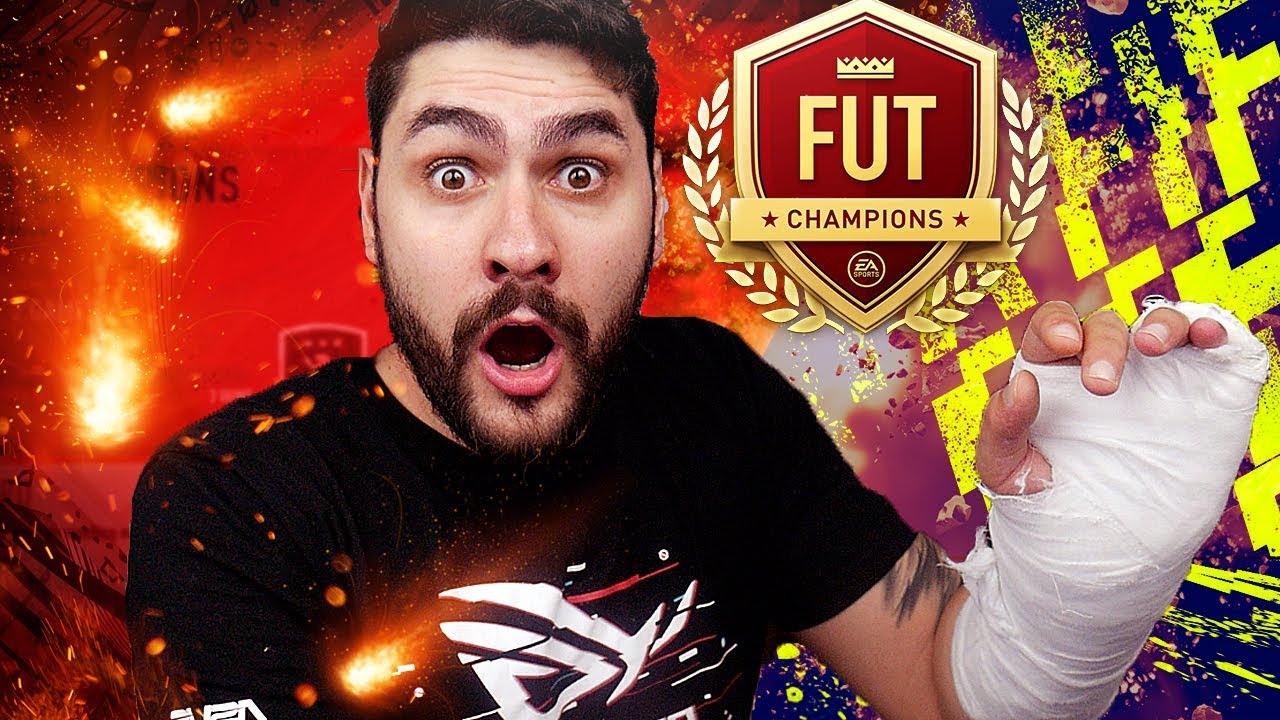 FIFA 20 I BROKE MY HAND BECAUSE OF FUTCHAMPIONS !!!! THE CRAZIEST FIFA 20 RAGE ON YOUTUBE