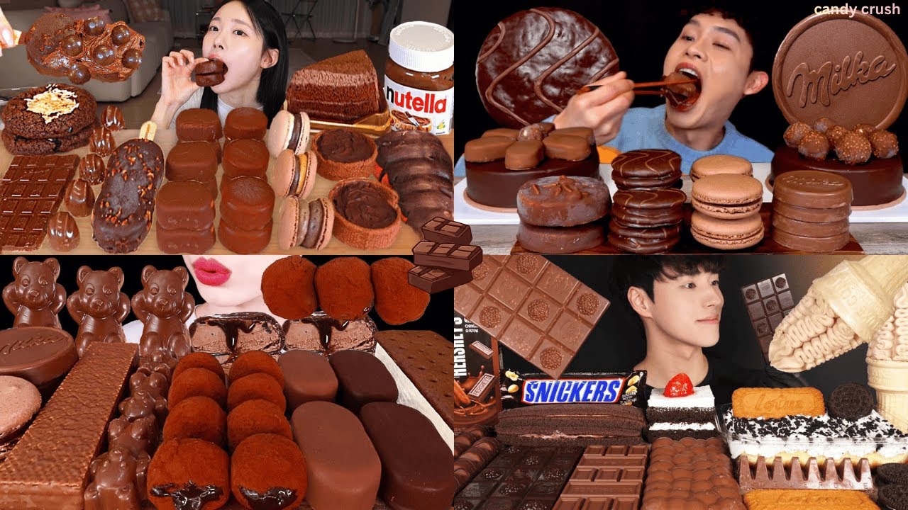 🍫 ASMR DESSERT MUKBANG at 3X SPEED 😱🔥 | Chocolate, Ice Cream, Cake & Sweet Treats 🍰
