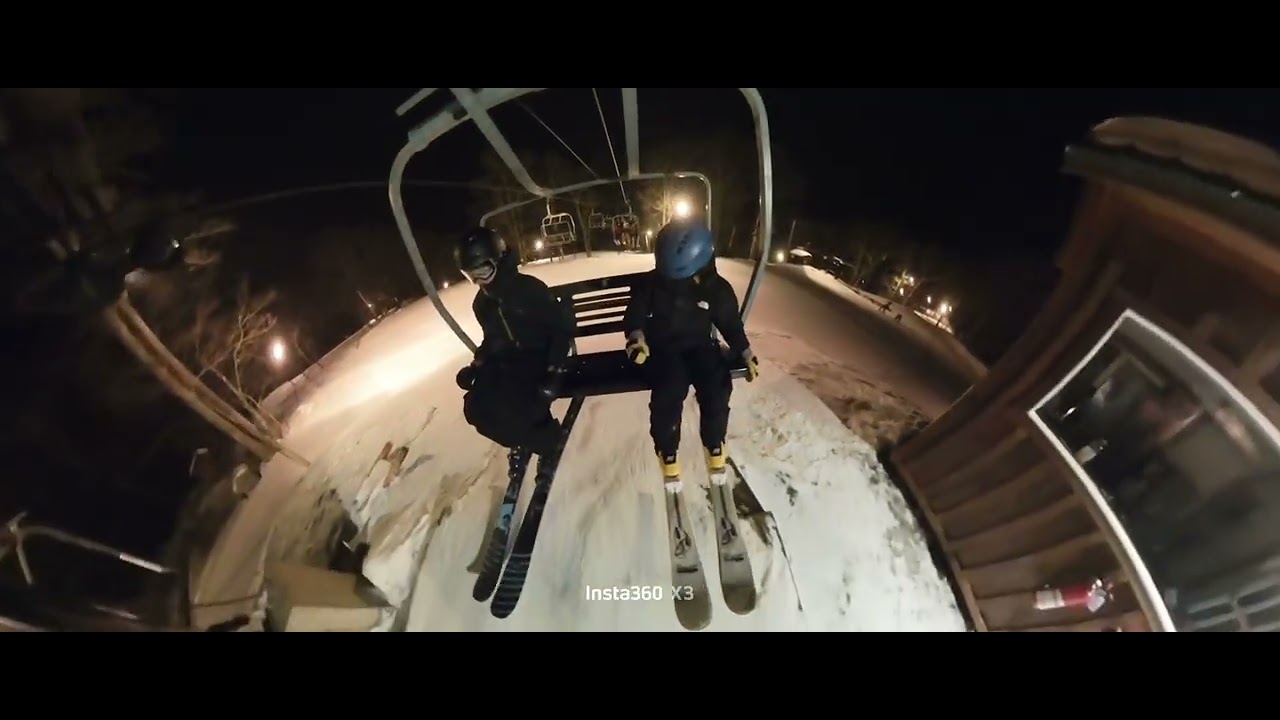 Calm night laps with@MotoBoy_Owen at ski sawmill