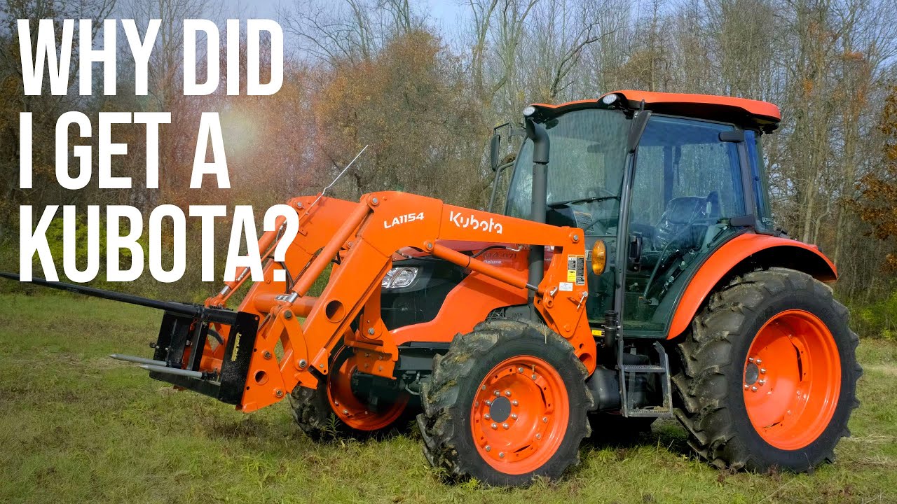 I GOT A NEW TRACTOR! KUBOTA M4D-071 FIRST IMPRESSIONS! 😱