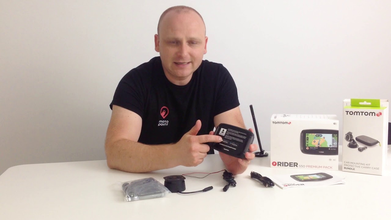 UNBOXING NAWIGACJI MOTOCYKLOWEJ TOMTOM RIDER 550!