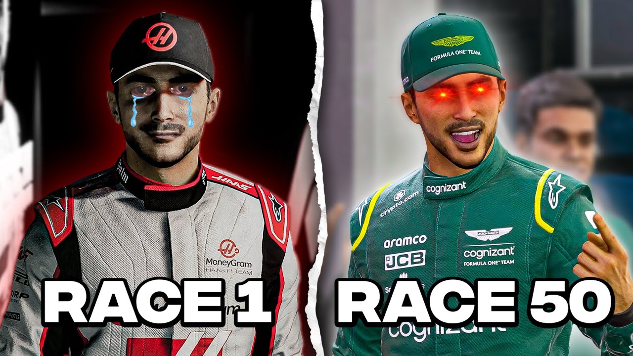 Playing F1 24 Multiplayer until i win a race