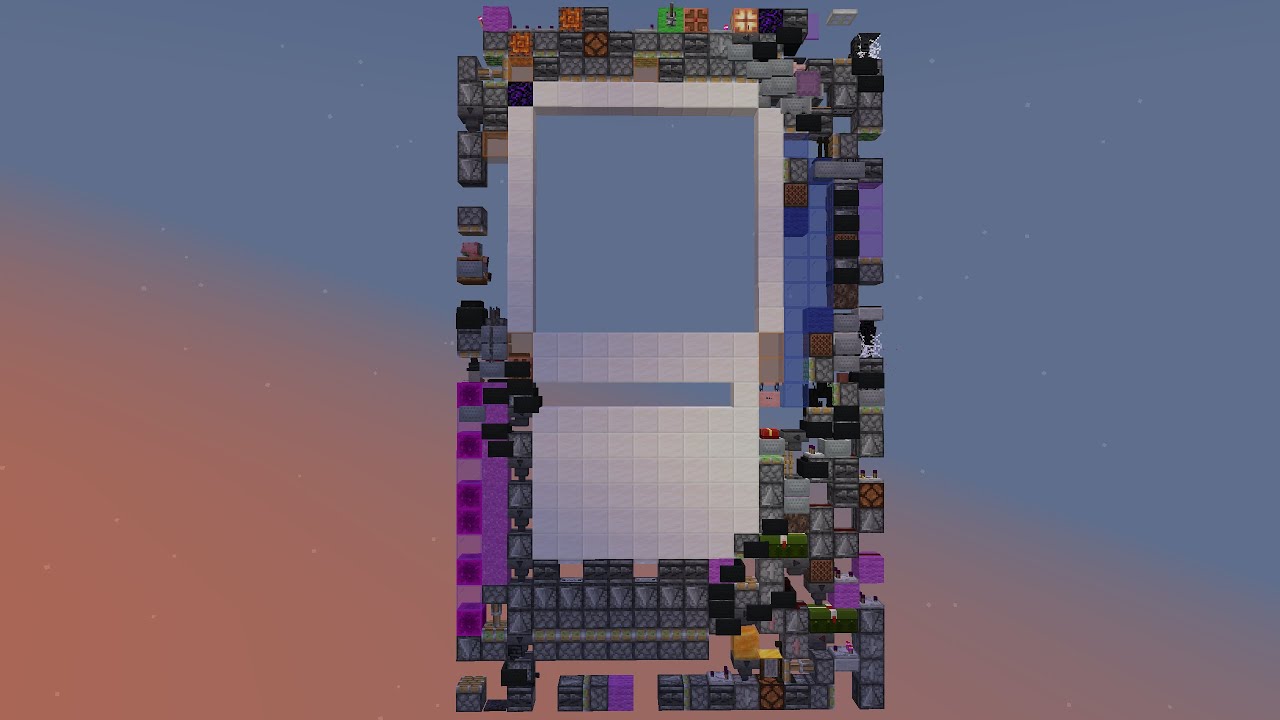 Smallest 9x9 Piston Door (476 Blocks)