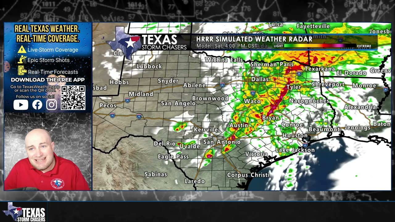 Severe Storm Risk Increasing Late Afternoon in East/Southeast Texas