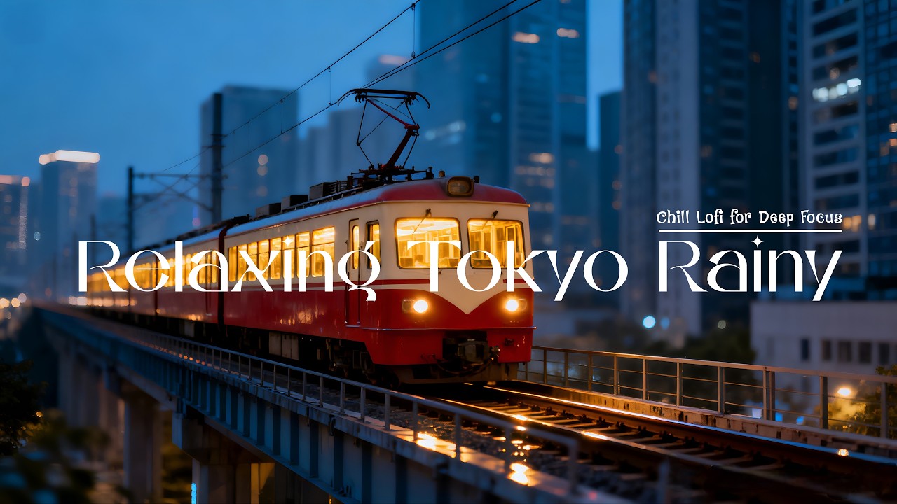 Relaxing Tokyo Rainy l the return to a better state of mind | a quiet playlist 🍸🌃 (PLAYLIST)