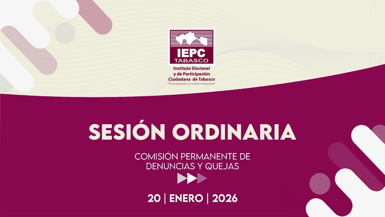 Sesión Ordinaria de Comisión de Denuncias y Quejas.