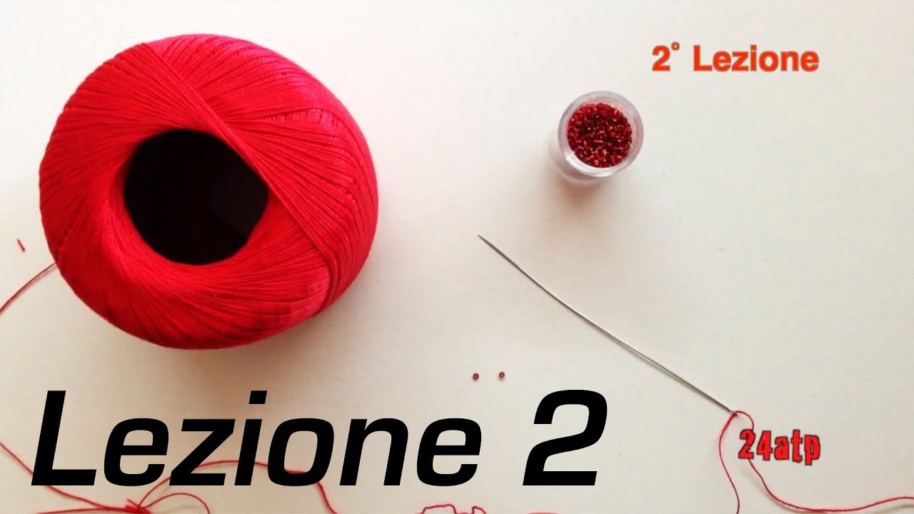 Chiacchierino Ad Ago - 2˚ Lezione Tutorial Inserimento Perline Chiusura Come Fare Tatting Bijoux DIY