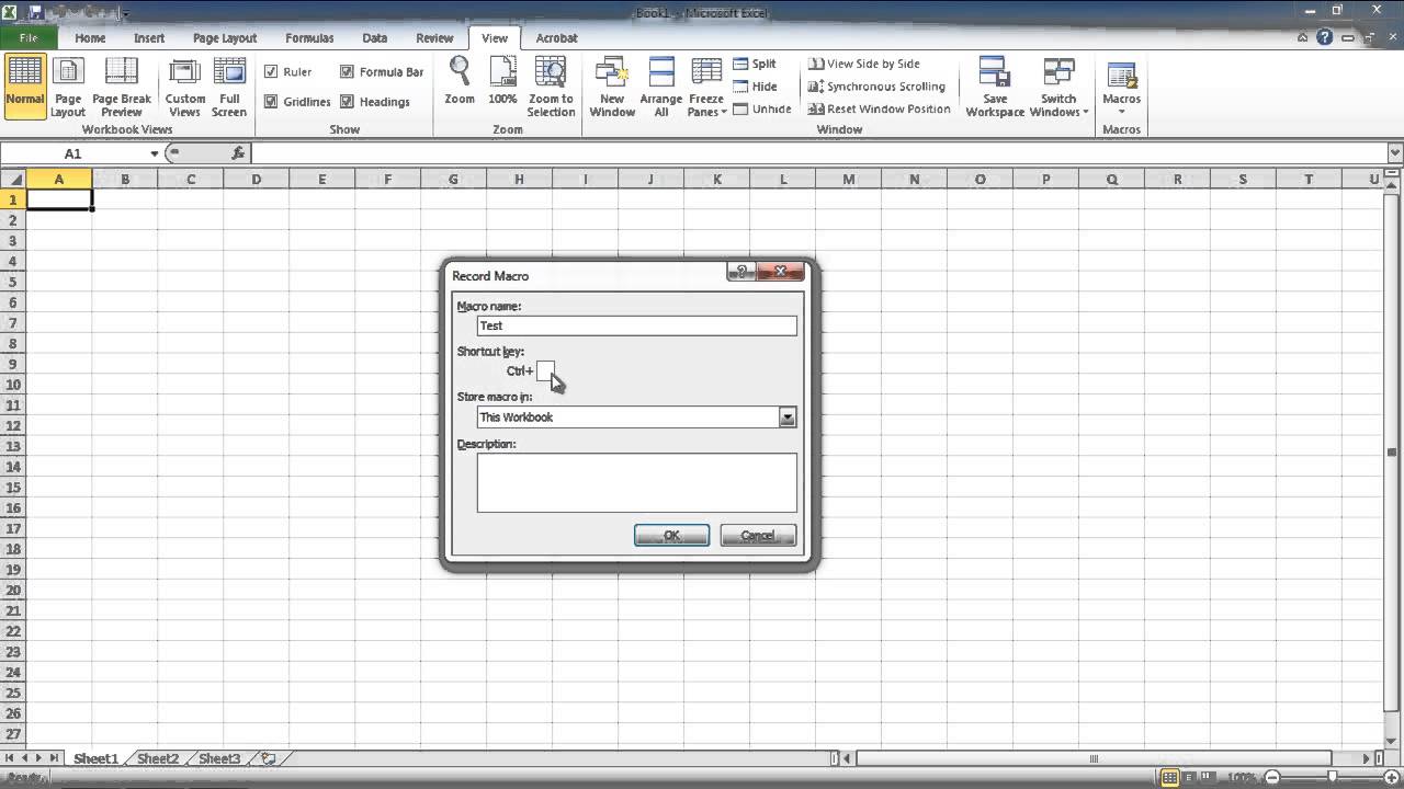 How to Create Excel Keyboard Shortcuts