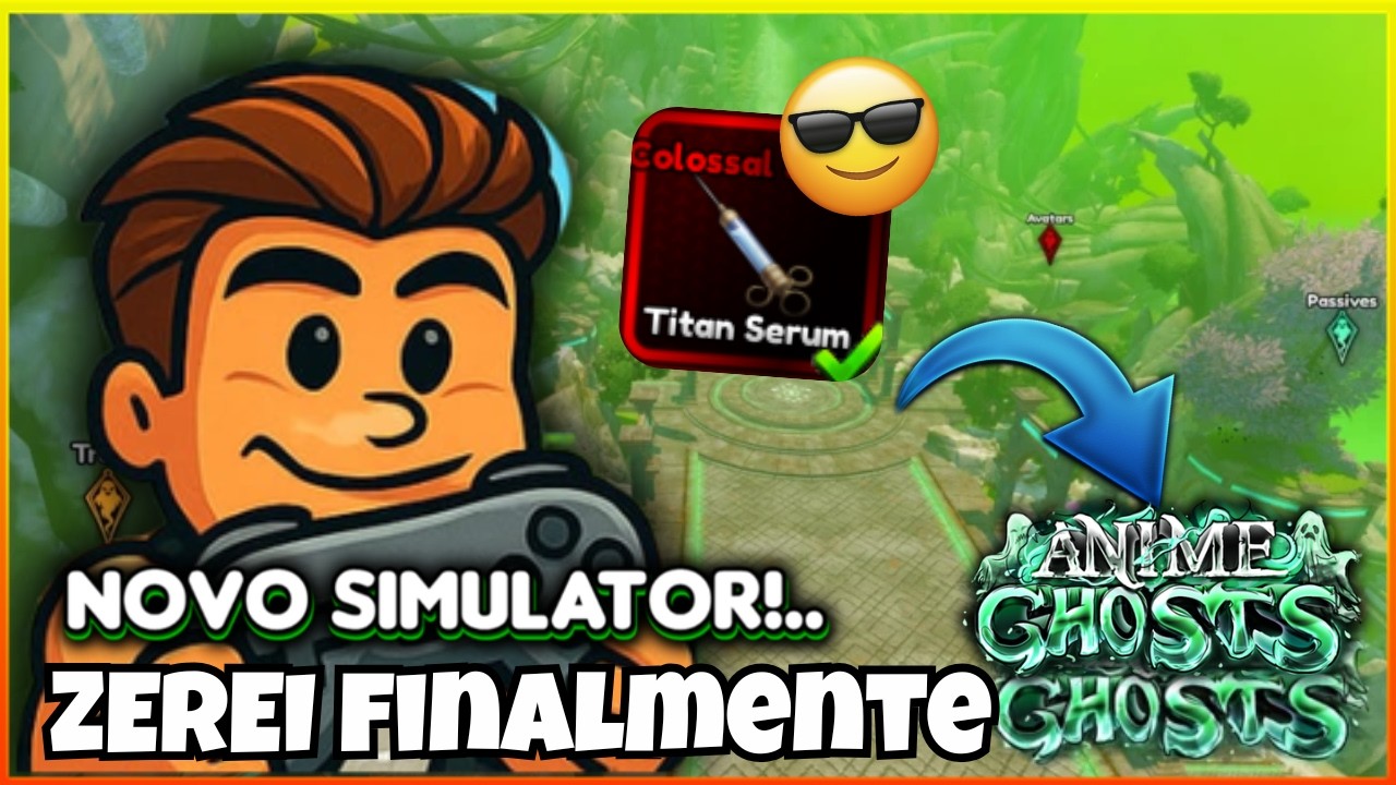Zerei O Novo Simulator Anime Ghosts em tempo RECORD #roblox