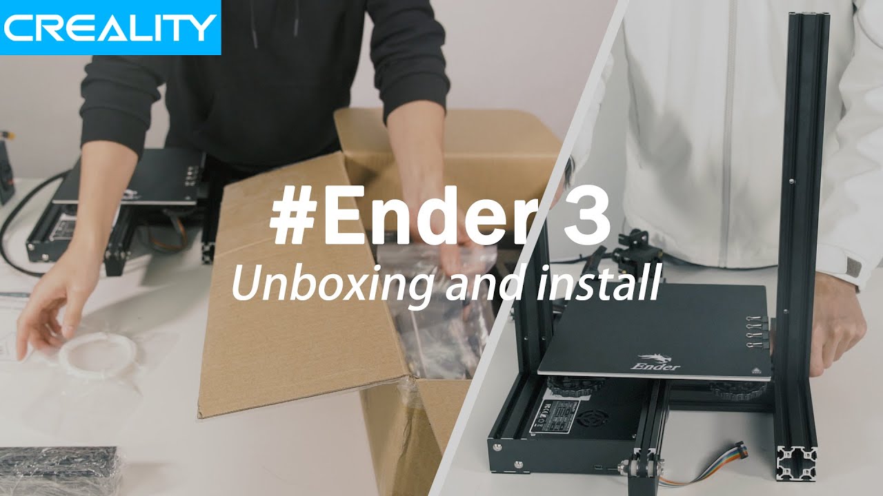 Распаковка | Creality Ender 3: распаковка, настройка и сборка (2020)