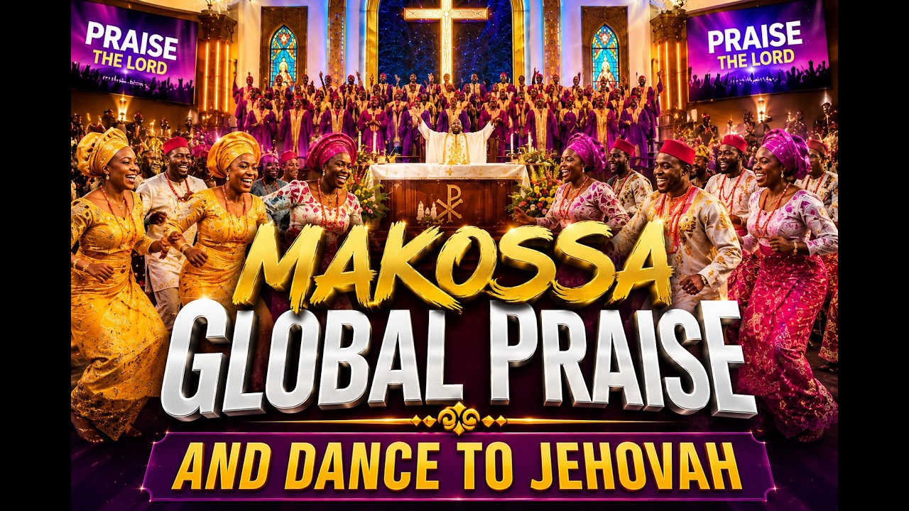Powerful Makossa Global praise and dance to Jehovah