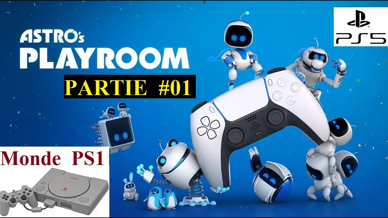 PS5 🎮 Astro's Playroom #01 / Prairie de la ram {Thème PLAYSATION 1}