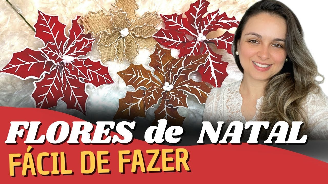 Como fazer FLOR DE NATAL / PÁSCOA ?