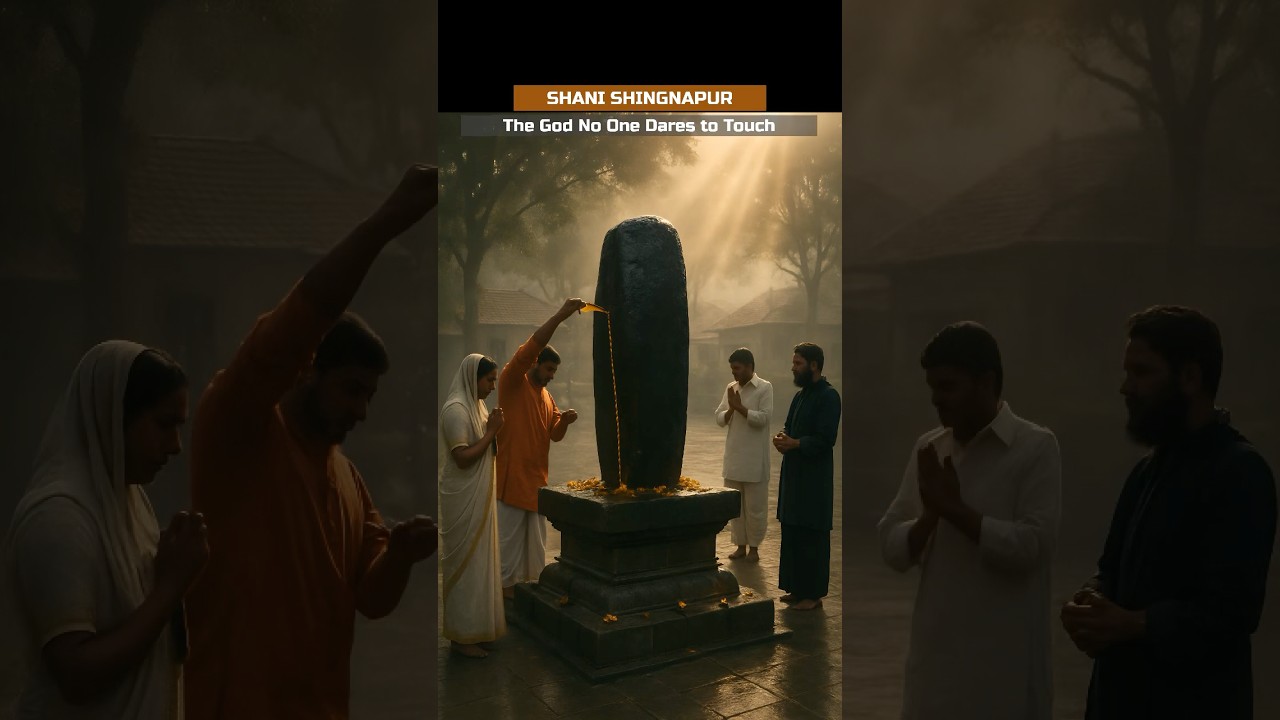 Why Shani Dev&rsquo;s Idol Must Not Be Touched-Shani Shingnapur😱😰 #shorts #shanidev #shani #astrology