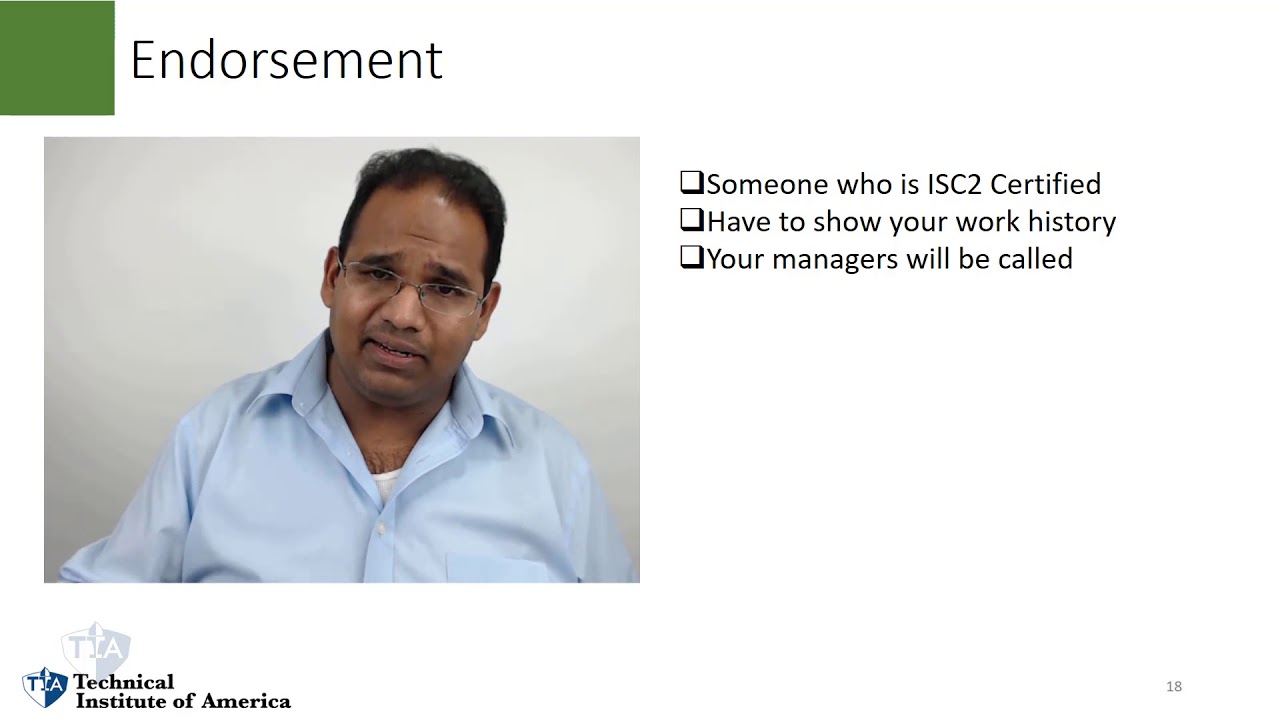 CISSP Endorsement