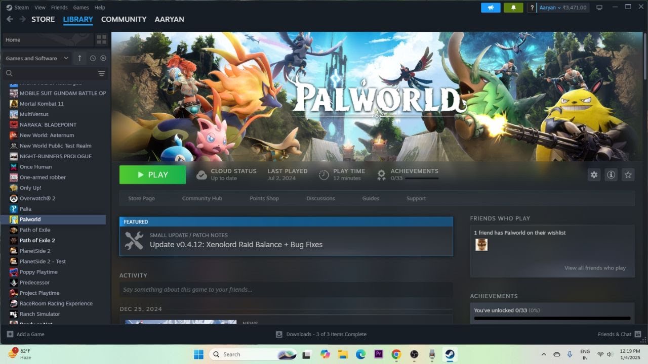 Как исправить фатальную ошибку Palworld/LowLevelFatalError на ПК