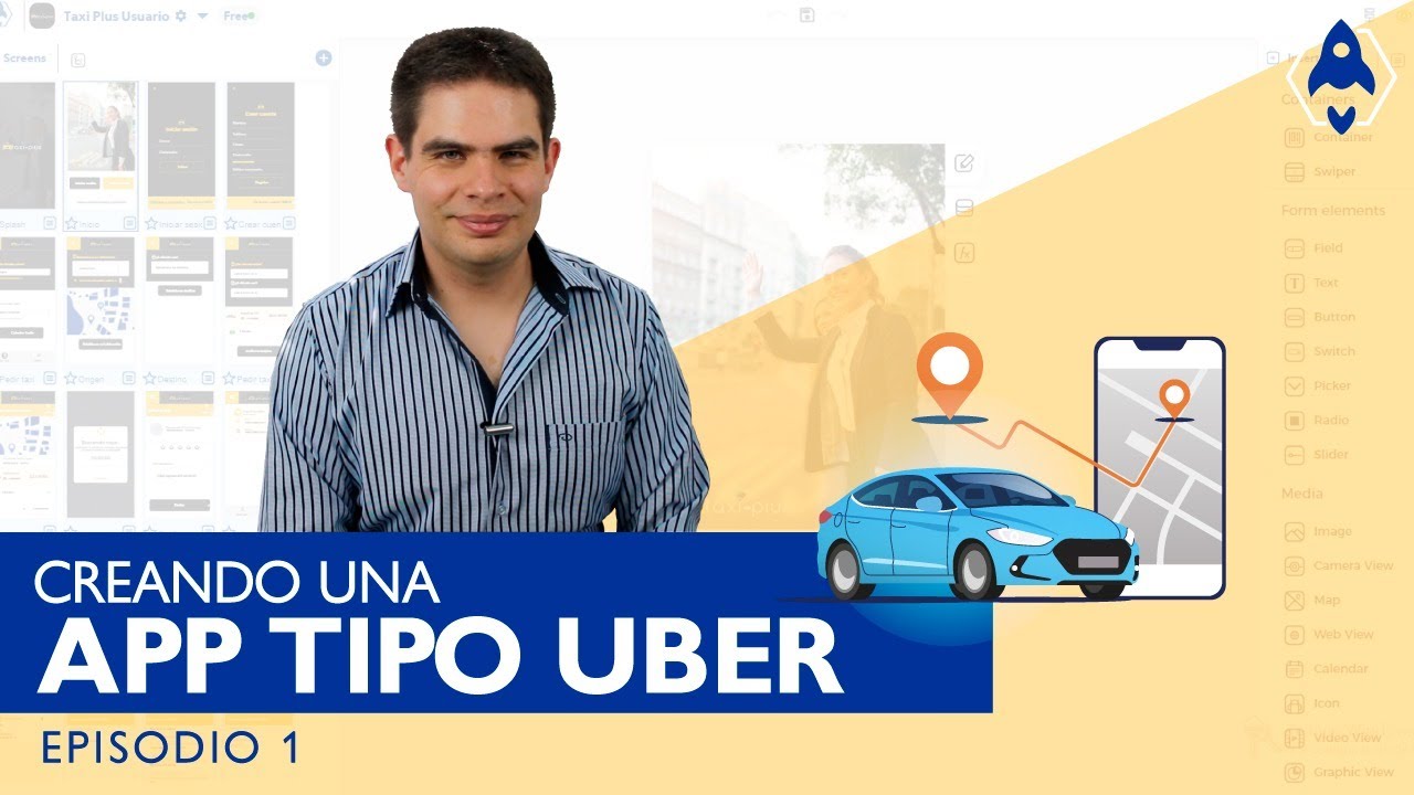 Crear una app tipo Uber sin escribir código - Live - Episodio 1