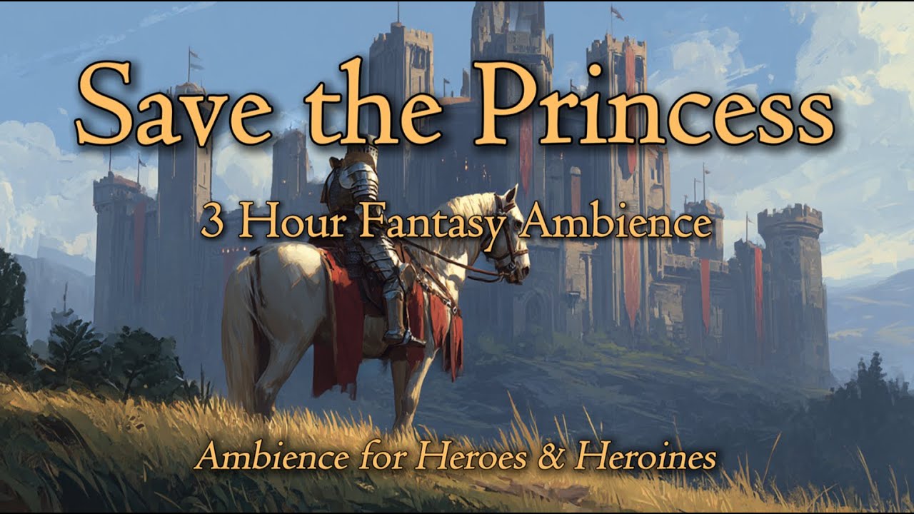 Save the Princess | 3 Hours of Fantasy Ambience for Heroes & Heroines