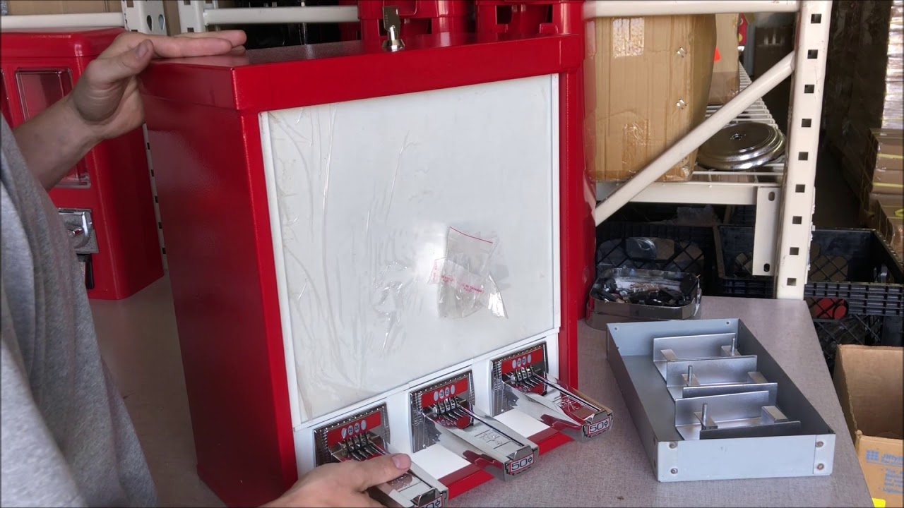 How to Unlock and Open your Sticker and Tattoo Vending Machine