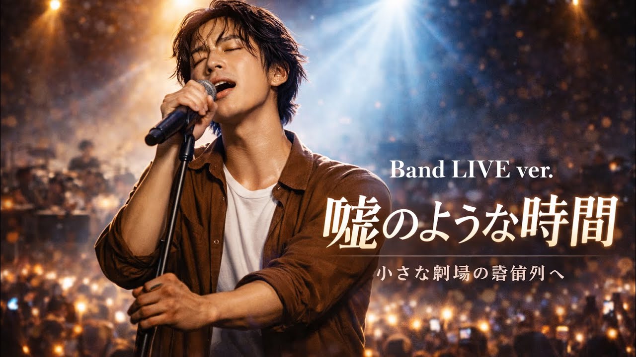 【Band LIVE ver】嘘のような時間｜小さな劇場の最前列へ
